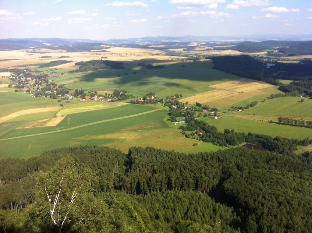 Vila Chalupa u Broumovských stěn Božanov Exteriér fotografie